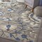 Homeroots 8 x 11 ft. Gray & Blue Vines Indoor & Outdoor Area Rug 384989 - alternate 3